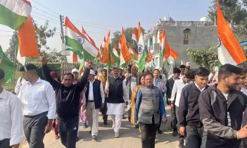 Sardar Patel की 150वीं जयंती के मौके पर जुगल ने साईं कलां में एकता मार्च निकाला Sardar Patel की 150वीं जयंती के मौके पर जुगल ने साईं कलां में एकता मार्च निकाला