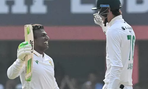 2nd Test: मुथुसामी के शतक और जैनसेन के 93 से SA की मजबूत पारी 489