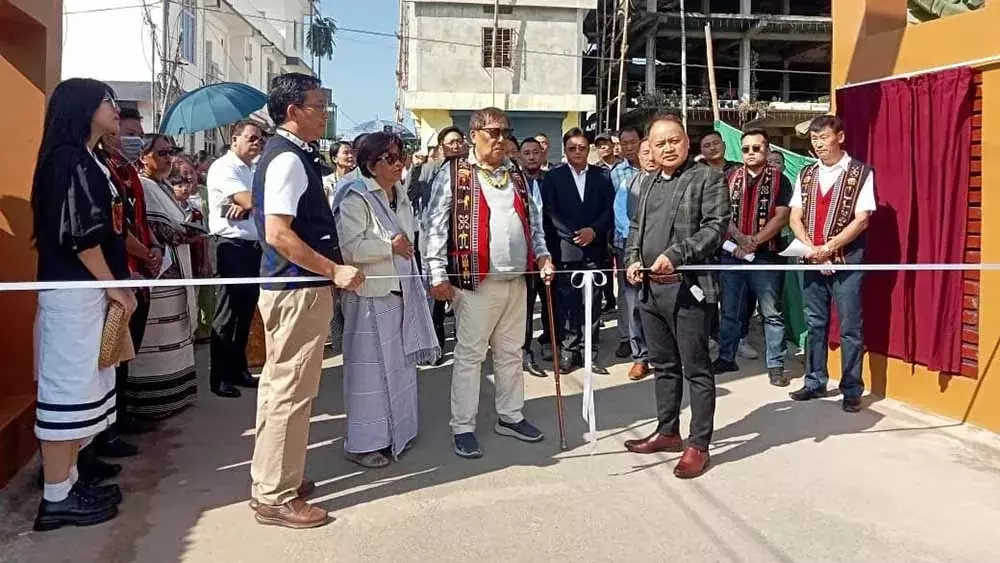 Nagaland ए माओ कॉलोनी गेट का दीमापुर में उद्घाटन Nagaland ए माओ कॉलोनी गेट का दीमापुर में उद्घाटन