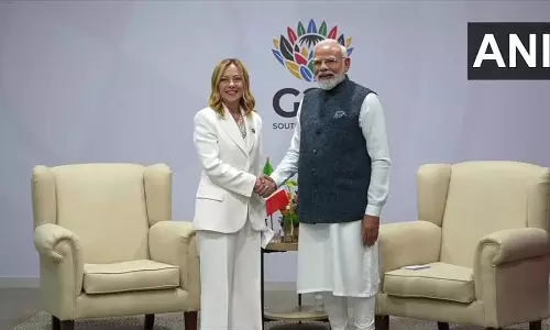 G-20 समिट में PM मोदी ने इटली की PM जॉर्जिया मेलोनी के साथ की द्विपक्षीय बैठक G-20 समिट में PM मोदी ने इटली की PM जॉर्जिया मेलोनी के साथ की द्विपक्षीय बैठक
