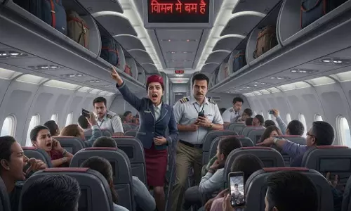 गल्फ एयर फ्लाइट में बम की धमकी, मुंबई में उतरा विमान