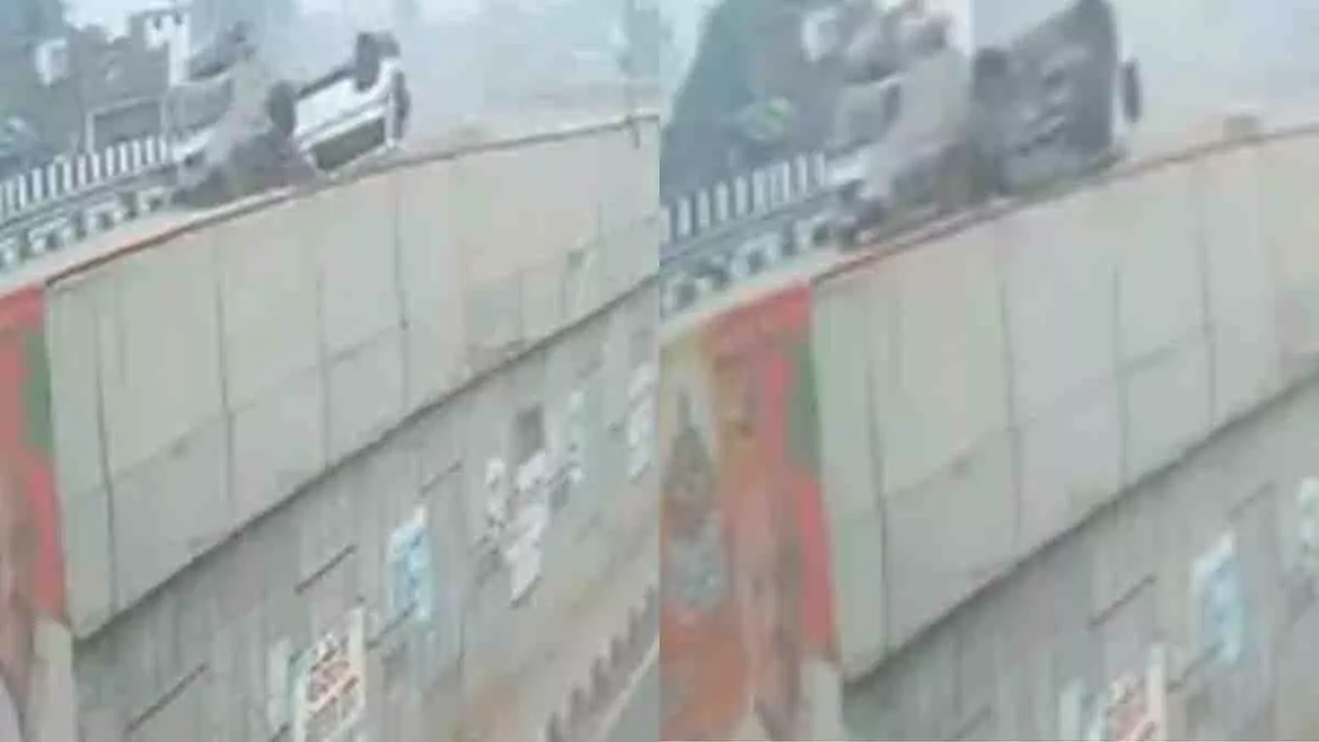 गोरखपुर-वाराणसी हाईवे पर टाटा मैजिक से टक्कर के बाद बोलेरो 5 बार पलटी गोरखपुर-वाराणसी हाईवे पर टाटा मैजिक से टक्कर के बाद बोलेरो 5 बार पलटी