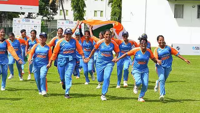 भारत ने ब्लाइंड विमेंस T20 वर्ल्ड कप जीता भारत ने ब्लाइंड विमेंस T20 वर्ल्ड कप जीता
