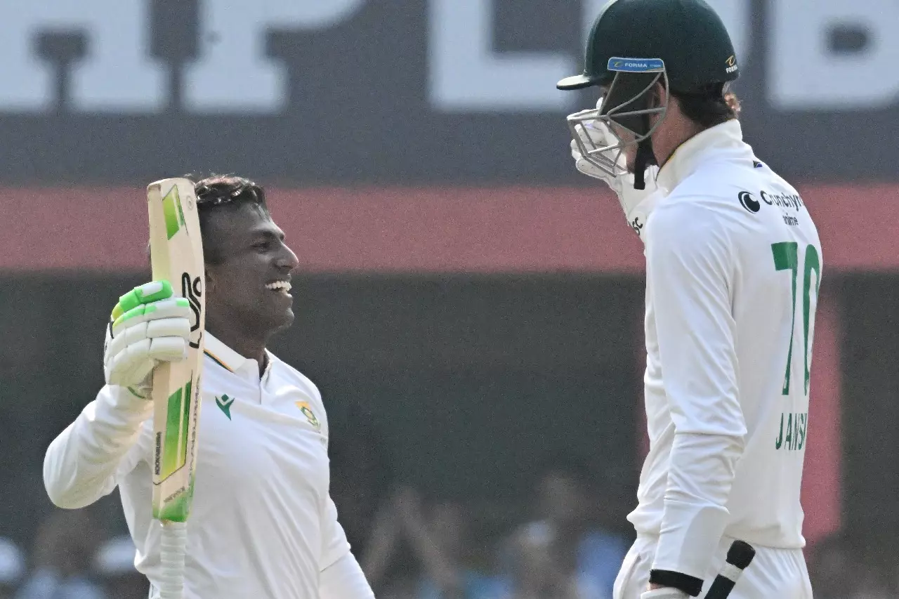 2nd Test: मुथुसामी के शतक और जैनसेन के 93 से SA की मजबूत पारी 489 2nd Test: मुथुसामी के शतक और जैनसेन के 93 से SA की मजबूत पारी 489