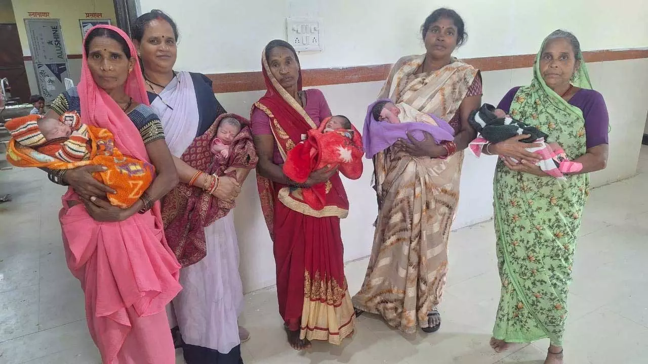 एक दिन में 5 बच्चों ने सामुदायिक स्वास्थ्य केंद्र बिलाईगढ़ में लिया जन्म एक दिन में 5 बच्चों ने सामुदायिक स्वास्थ्य केंद्र बिलाईगढ़ में लिया जन्म