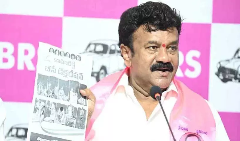 कांग्रेस सरकार एक बार फिर बीसी समुदाय को धोखा दे रही है: MLA Talasani कांग्रेस सरकार एक बार फिर बीसी समुदाय को धोखा दे रही है: MLA Talasani
