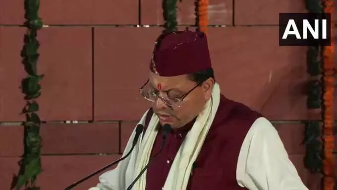 धामी का बड़ा बयान, 10,000 एकड़ जमीन मुक्त, 250 गैर-कानूनी मदरसे सील, मदरसा बोर्ड खत्म धामी का बड़ा बयान, 10,000 एकड़ जमीन मुक्त, 250 गैर-कानूनी मदरसे सील, मदरसा बोर्ड खत्म