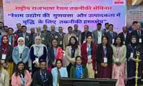 ताशकंद के रेशम संस्थान निदेशक ने CSRTI पंपोर का दौरा किया