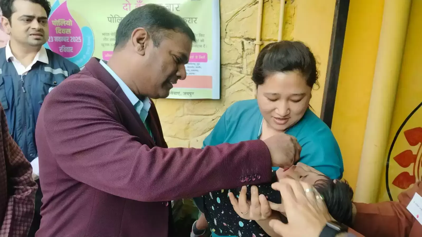Jaipur: पल्स पोलियो अभियान का जिला स्तरीय शुभारंभ
