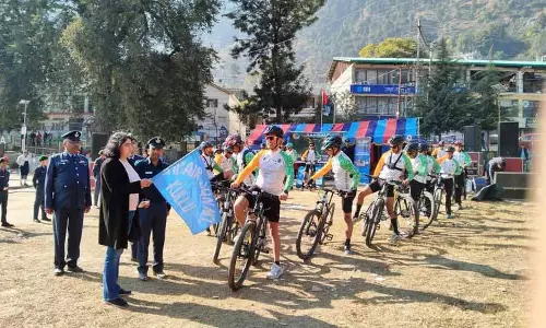78वें स्थापना दिवस के मौके पर 20 NCC कैडेट्स साइकिलिंग अभियान पर निकले