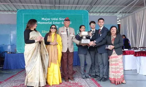 DAV School ने उदय सिंह मेमोरियल क्विज जीता