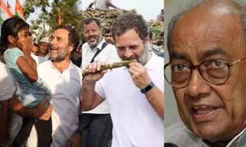 Indore में दिग्विजय सिंह ने राहुल की तारीफ की