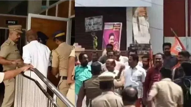 Kerala: सबरीमाला सोना जांच में हलचल, एन वासु को कोर्ट लाए जाने पर BJP का प्रदर्शन