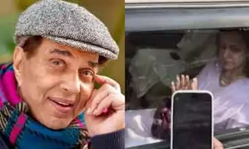 Dharmendra  के अंतिम संस्कार में बॉलीवुड सितारे शामिल, हेमा मालिनी और ईशा देओल भावुक