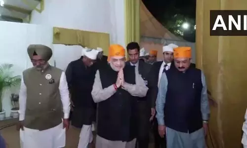 मंत्री अमित शाह ने लाल किले पर गुरु तेग बहादुर के 350वें शहादत दिवस कार्यक्रम में भाग लिया