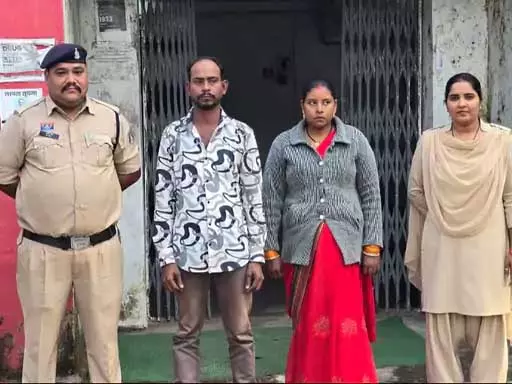 पुलिसकर्मी के घर नौकरानी ने ही की थी चोरी, पति के साथ गिरफ्तार पुलिसकर्मी के घर नौकरानी ने ही की थी चोरी, पति के साथ गिरफ्तार