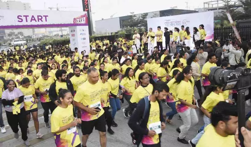 Hyderabad: एक्स्ट्रा माइल फाउंडेशन की होप रन ने नवजात शिशु के इलाज के लिए फंड जुटाया Hyderabad: एक्स्ट्रा माइल फाउंडेशन की होप रन ने नवजात शिशु के इलाज के लिए फंड जुटाया