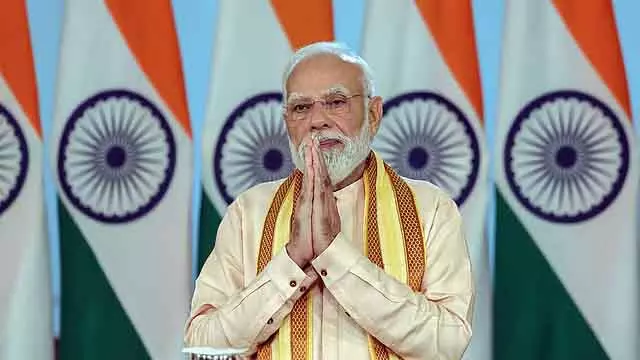 Ayodhya ; प्रधानमंत्री नरेंद्र मोदी राम मंदिर पर भगवा झंडा फहराएंगे Ayodhya ; प्रधानमंत्री नरेंद्र मोदी राम मंदिर पर भगवा झंडा फहराएंगे