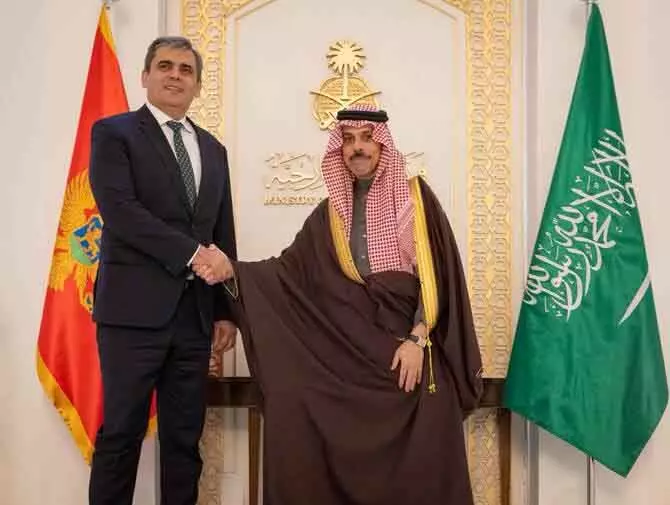 Riyadh में सऊदी और मोंटेनेग्रो के विदेश मंत्रियों की बैठक, सहयोग बढ़ाने पर चर्चा Riyadh में सऊदी और मोंटेनेग्रो के विदेश मंत्रियों की बैठक, सहयोग बढ़ाने पर चर्चा