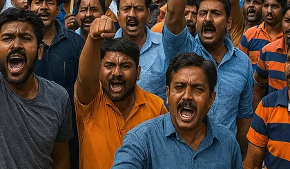 MP: रेप के आरोपी की गिरफ्तारी में देरी को लेकर मंडीदीप में विरोध प्रदर्शन MP: रेप के आरोपी की गिरफ्तारी में देरी को लेकर मंडीदीप में विरोध प्रदर्शन