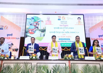 बीजेपी सरकार विकास योजनाओं का फ़ायदा पहुंचाने के लिए प्रतिबद्ध: त्रिपुरा CM बीजेपी सरकार विकास योजनाओं का फ़ायदा पहुंचाने के लिए प्रतिबद्ध: त्रिपुरा CM