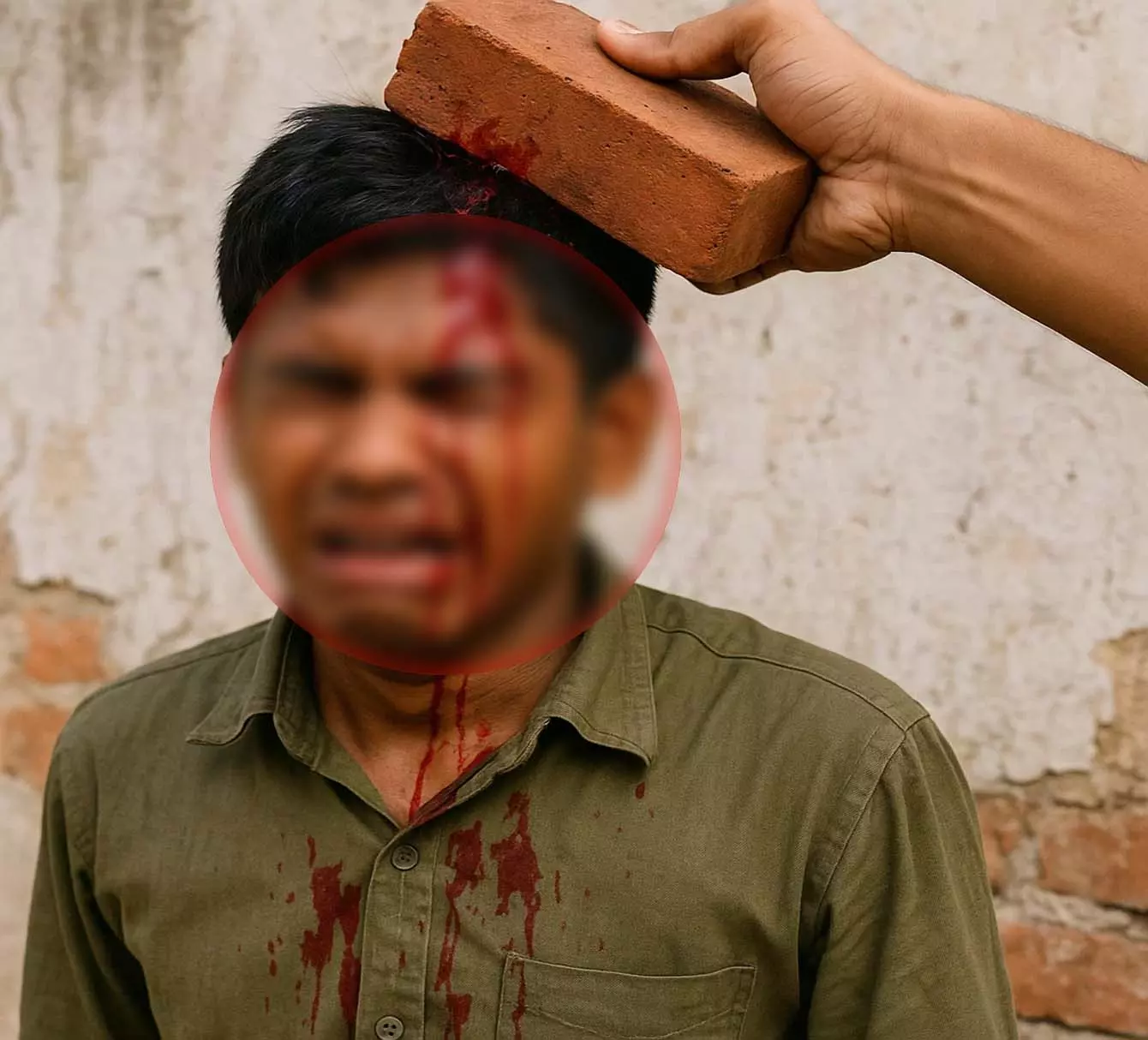 पड़ोसी से गाड़ी हटाने की बात कहने पर युवक पर हमला, ईंट से सिर फोड़ा पड़ोसी से गाड़ी हटाने की बात कहने पर युवक पर हमला, ईंट से सिर फोड़ा