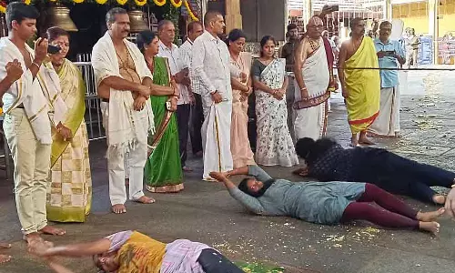 कुक्के सुब्रह्मण्य चंपा षष्ठी जात्रा महोत्सव: 110 भक्तों ने नदी में डुबकी लगाई