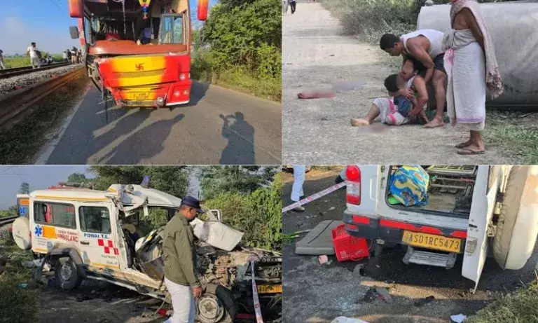 Assam: मकुम-तिनसुकिया हाईवे पर एम्बुलेंस-बस की भीषण टक्कर में तीन लोगों की मौत