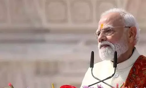 PM Modi ने अयोध्या ध्वजारोहण ध्वज को भारतीय सभ्यता के कायाकल्प का प्रतीक बताया