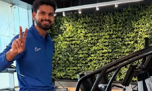 श्रेयस अय्यर ने सर्जरी के बाद ट्रेनिंग शुरू की