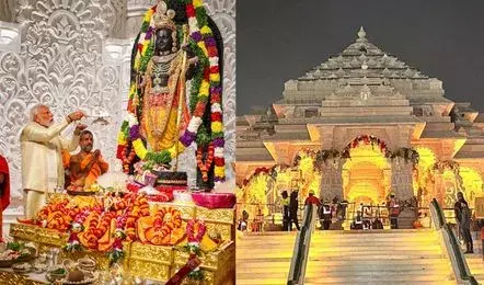Ayodhya: अयोध्या में धर्मध्वज स्थापना, पावन क्षण पर संतों की आंखें नम