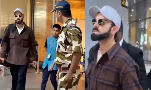 विराट कोहली ODI सीरीज के लिए मुंबई पहुंचे