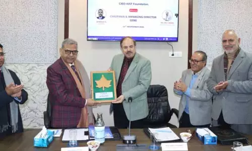 सिडबी प्रतिनिधिमंडल ने IUST के इनोवेशन कैंपस का दौरा किया सिडबी प्रतिनिधिमंडल ने IUST के इनोवेशन कैंपस का दौरा किया