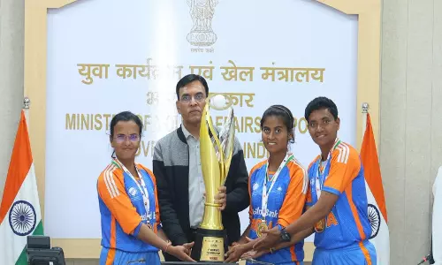मनसुख मंडाविया ने दृष्टिबाधित T20 विश्व कप विजेता टीम को किया सम्मानित मनसुख मंडाविया ने दृष्टिबाधित T20 विश्व कप विजेता टीम को किया सम्मानित