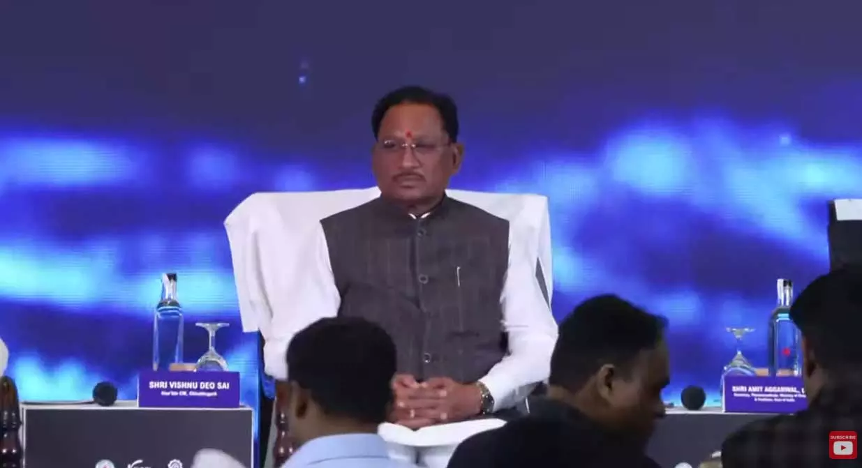 Chhattisgarh Investor Connect में शामिल हुए CM विष्णुदेव साय Chhattisgarh Investor Connect में शामिल हुए CM विष्णुदेव साय