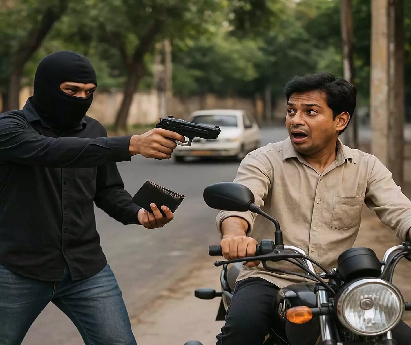 रायपुर में सड़क पर लूट की वारदात, पुलिस जांच में जुटी रायपुर में सड़क पर लूट की वारदात, पुलिस जांच में जुटी