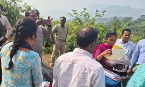 Pottangi अधिकारियों ने कोटिया में आंध्र योजना के लिए सर्वे रोका