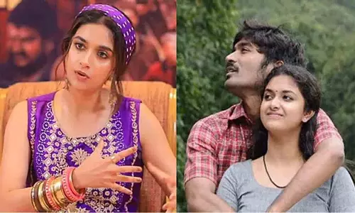Dhanush ने कीर्ति सुरेश के सुझाव पर विनम्र जवाब दिया Dhanush ने कीर्ति सुरेश के सुझाव पर विनम्र जवाब दिया