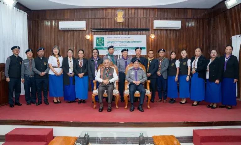 Mizoram के राज्यपाल ने 149 स्काउट्स और गाइड्स को राज्य पुरस्कार से सम्मानित किया Mizoram के राज्यपाल ने 149 स्काउट्स और गाइड्स को राज्य पुरस्कार से सम्मानित किया