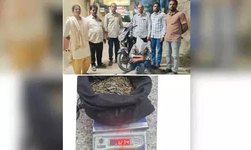 Hyderabad में गांजा बेचने के आरोप में एक व्यक्ति गिरफ्तार