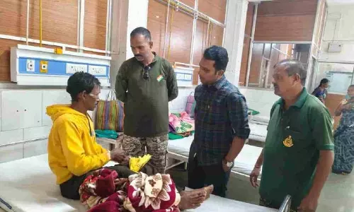 भेड़ को बचाने के लिए तेंदुए से लड़ाई; Ambetola में एक घायल