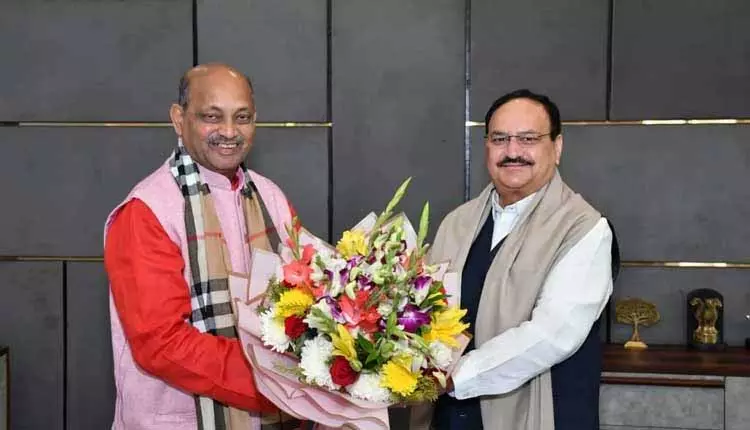 ओडिशा BJP प्रमुख मनमोहन सामल ने दिल्ली में जेपी नड्डा से मुलाकात की, पार्टी की रणनीति पर चर्चा की ओडिशा BJP प्रमुख मनमोहन सामल ने दिल्ली में जेपी नड्डा से मुलाकात की, पार्टी की रणनीति पर चर्चा की