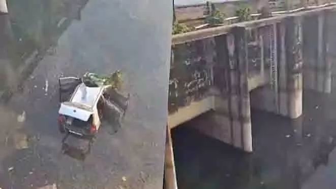 Lakhimpur Kheri में शादी से लौट रही कार नहर में गिरी, 5 की मौत Lakhimpur Kheri में शादी से लौट रही कार नहर में गिरी, 5 की मौत