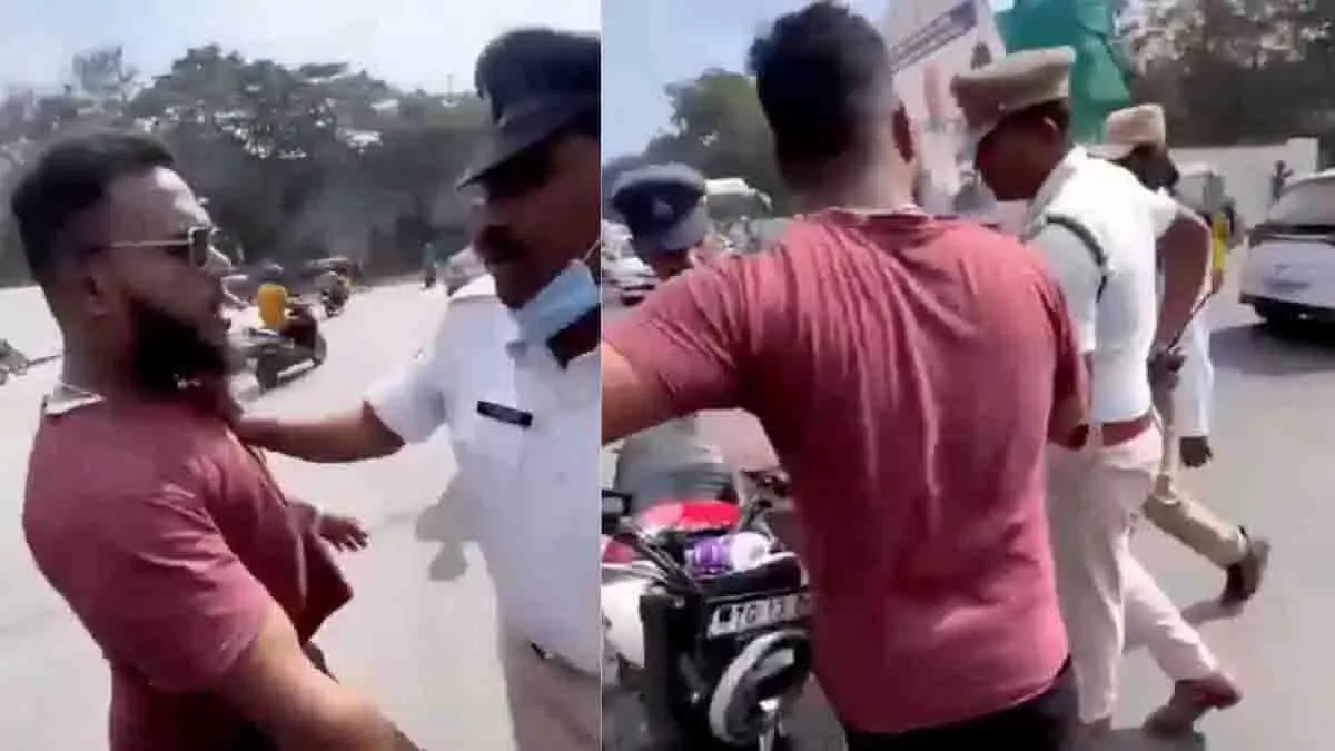 ट्रैफिक पुलिस से विवाद, हैदराबाद में व्यक्ति पर FIR ट्रैफिक पुलिस से विवाद, हैदराबाद में व्यक्ति पर FIR