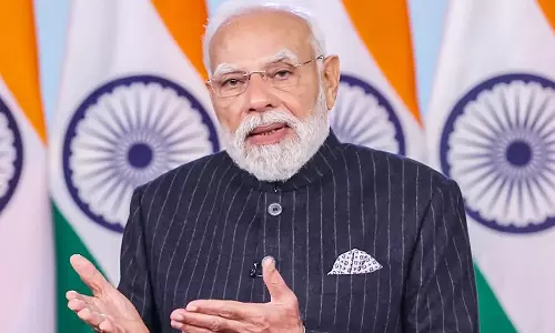 PM मोदी ने स्काईरूट के इनफिनिटी कैंपस का उद्घाटन किया, विक्रम-I रॉकेट हुआ प्रदर्शित