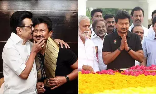 उदयनिधि के जन्मदिन पर मुख्यमंत्री को बधाई; करुणानिधि के स्मारक पर श्रद्धांजलि