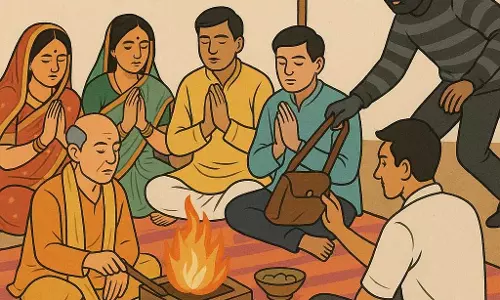 भाजपा कार्यालय के भूमिपूजन कार्यक्रम में चोरी की घटना भाजपा कार्यालय के भूमिपूजन कार्यक्रम में चोरी की घटना