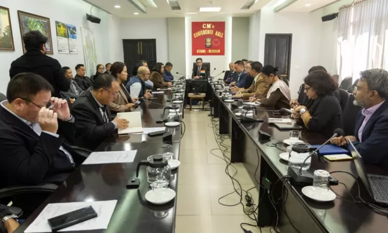 Mizoram CM ने थेनजोल पीस सिटी ग्रीनफील्ड के लिए 150 करोड़ रुपये मंजूर किए Mizoram CM ने थेनजोल पीस सिटी ग्रीनफील्ड के लिए 150 करोड़ रुपये मंजूर किए