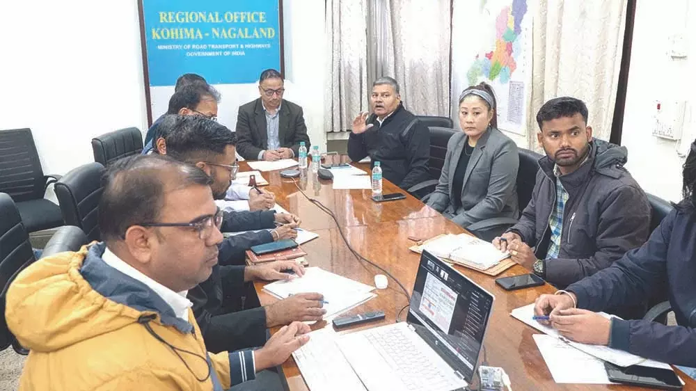 लोकसभा सांसद ने Nagaland में सड़क परियोजनाओं की समीक्षा की