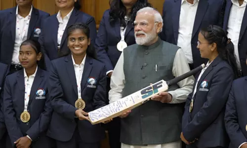 PM मोदी ने वर्ल्ड कप जीतने वाली ब्लाइंड महिला टीम की मेज़बानी की
